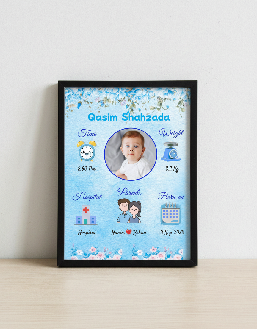 NEW BORN - CUSTOMIZED FRAME #18