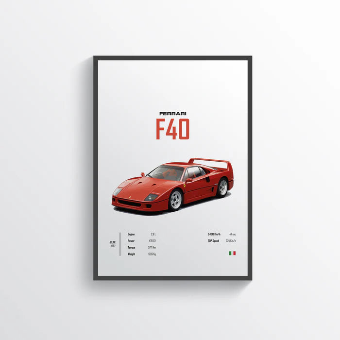 F40 – Premium Wall Art