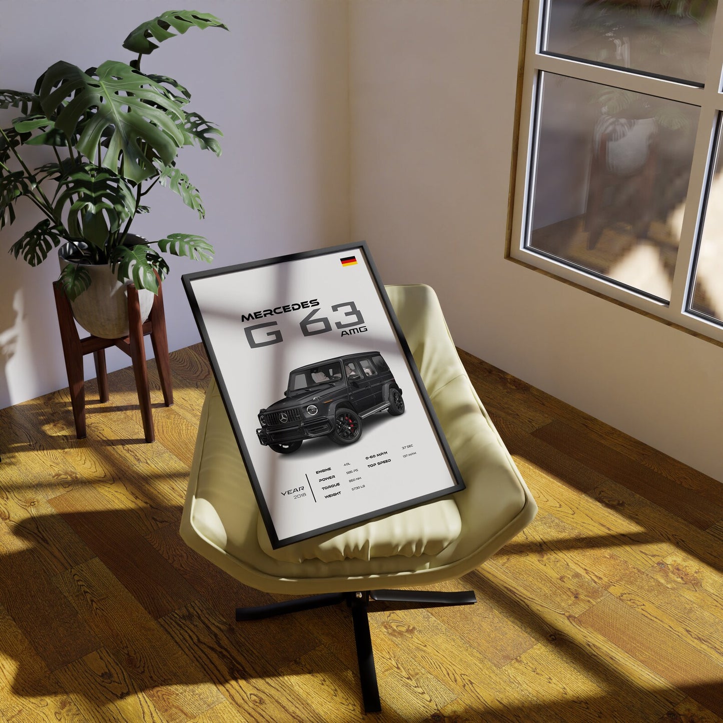 Mercedes G63 AMG Poster: Luxury SUV Car Lover Print