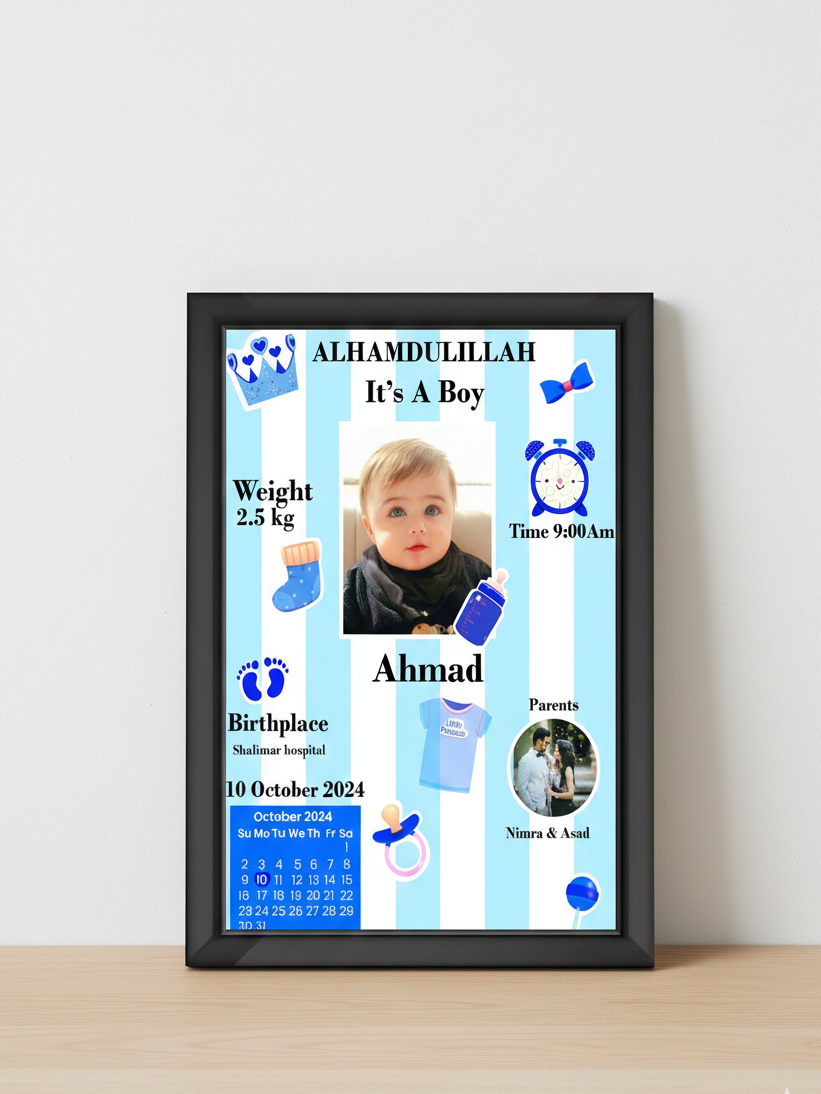 NEW BORN - CUSTOMIZED FRAME #21