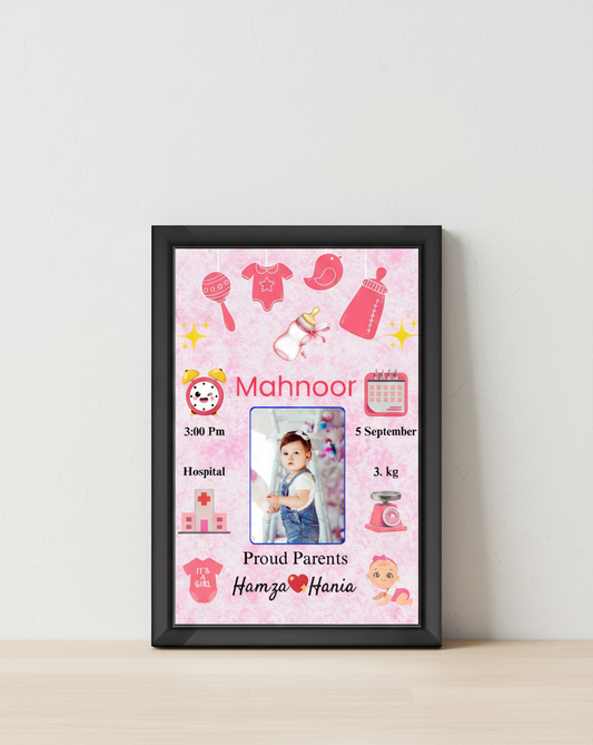 NEW BORN - CUSTOMIZED FRAME #19