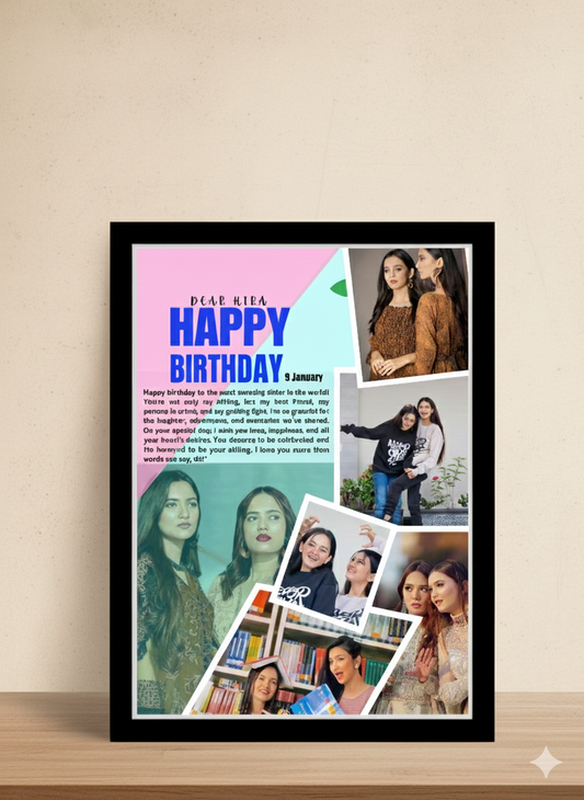 BIRTHDAY CUSTOMIZED FRAME #02