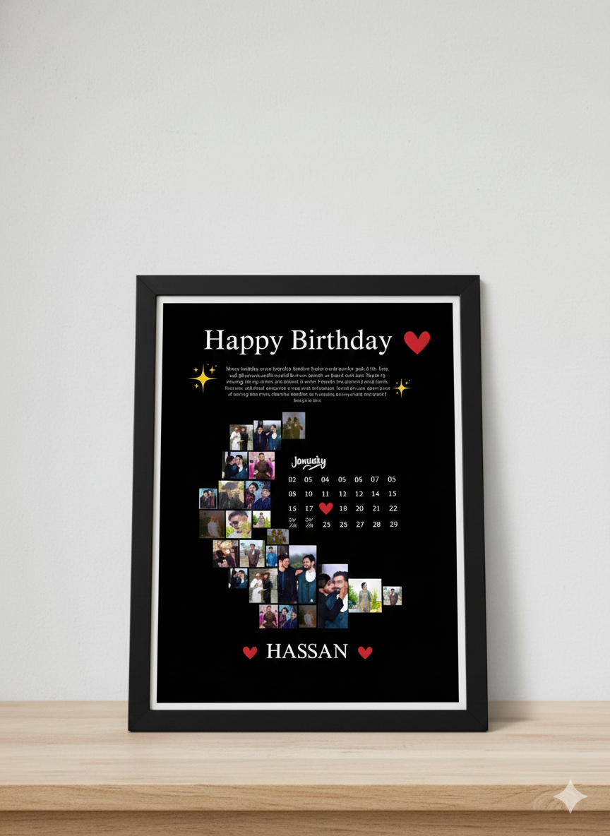 BIRTHDAY CUSTOMIZED FRAME #04