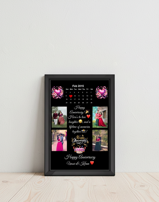 ANNIVERSARY - CUSTOMIZED FRAME #16