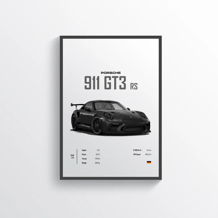 Midnight   GT   Racer   –   Premium   Wall   Art