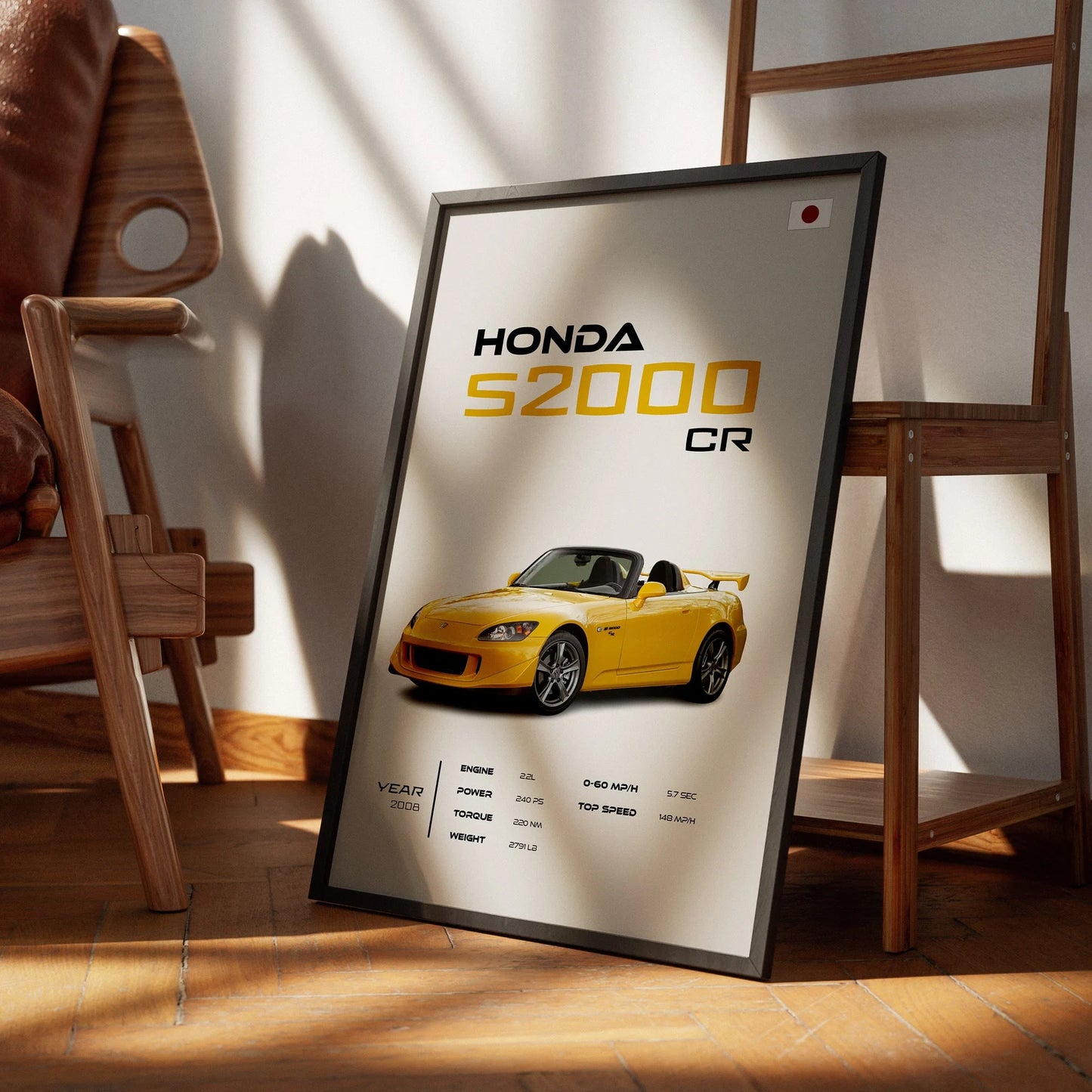 HONDA S2000 Poster  : Luxury SUV Car Lover Print.