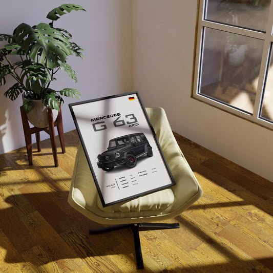 Mercedes G63 AMG Poster: Luxury SUV Car Lover Print