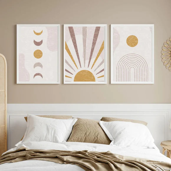 SET OF 3 - CALLIGRAPHY FRAMES - WALL FRAMES.