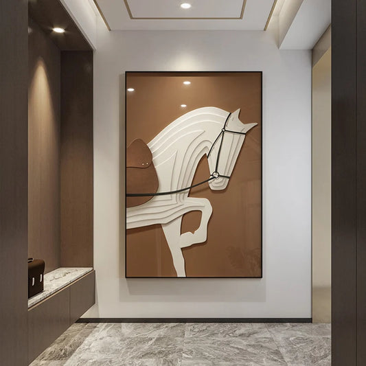 Brown Stereoscopic Horse