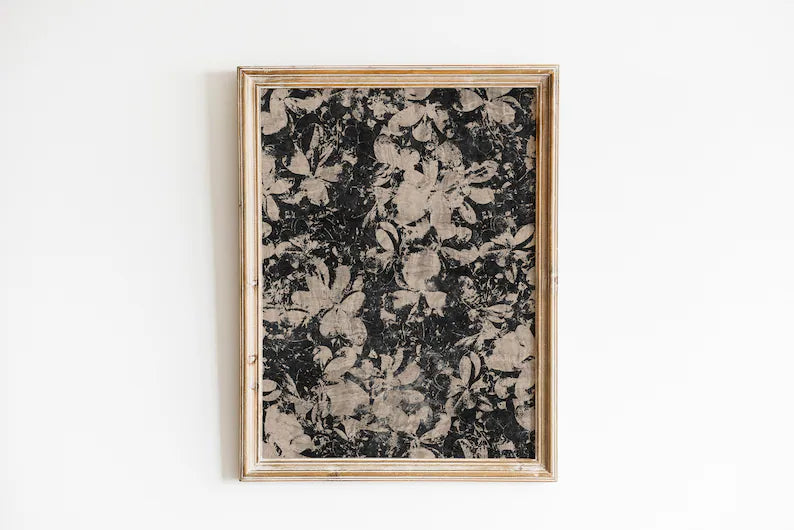 Neutral Abstract Floral Wall Art | Modern Botanical Printable for Minimalist Home Decor | Large Wall Art | Preppy Wall Decor (Copy)