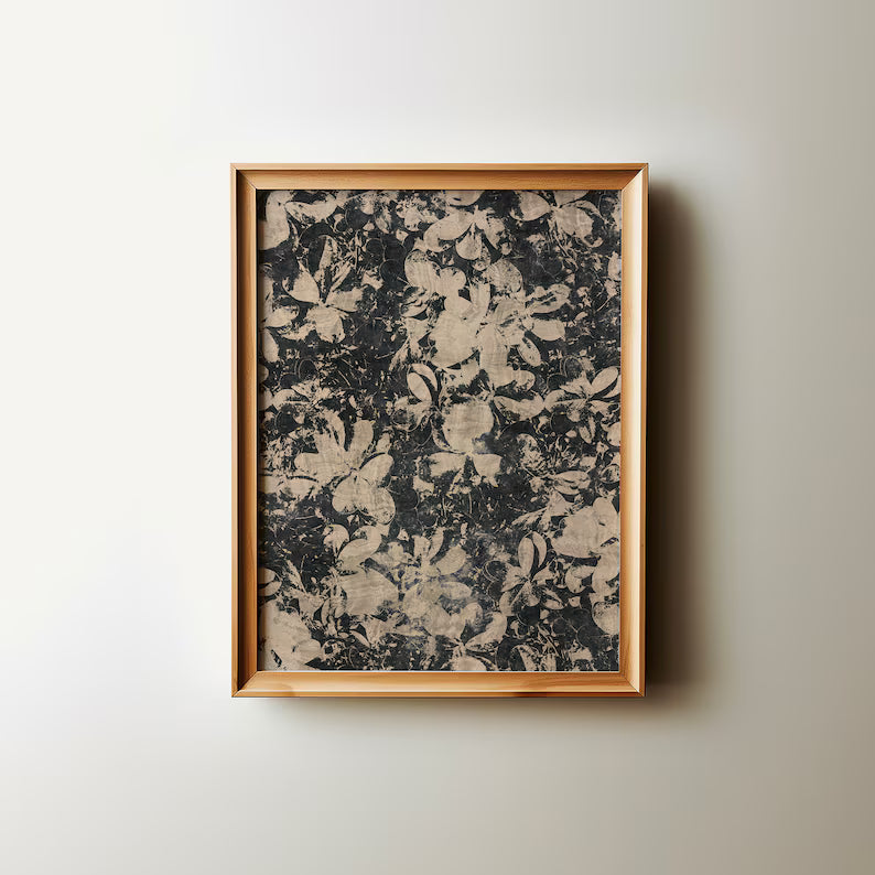 Neutral Abstract Floral Wall Art | Modern Botanical Printable for Minimalist Home Decor | Large Wall Art | Preppy Wall Decor (Copy)