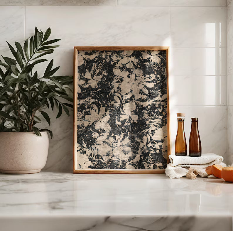 Neutral Abstract Floral Wall Art | Modern Botanical Printable for Minimalist Home Decor | Large Wall Art | Preppy Wall Decor (Copy)
