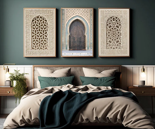 SET OF 3 Vintage , Single Islamic art frame, Muslim gift ideas , Calligraphy frame.