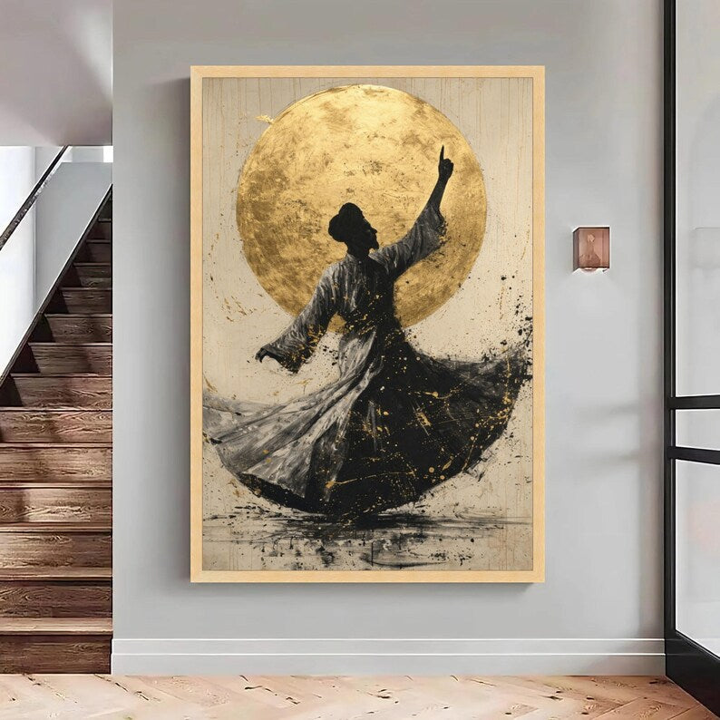Whirling Dervish Silhouette