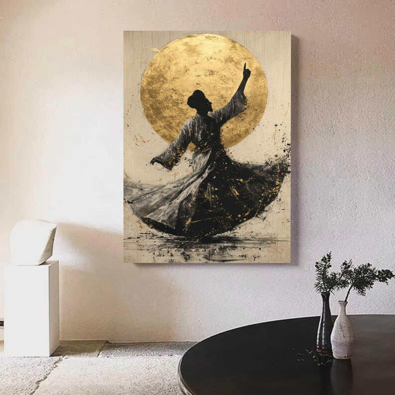 Whirling Dervish Silhouette