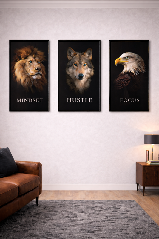 Mindset, Hustle, Focus.