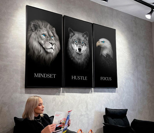 Mindset Hustle Focus.